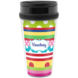 Ribbons Acrylic Travel Mug without Handle (Personalized)
