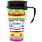 Ribbons Acrylic Travel Mug with Handle (Personalized)