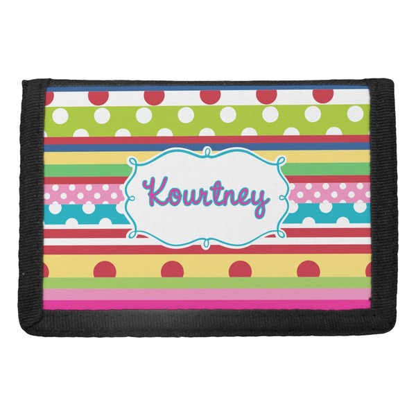 Custom Ribbons Trifold Wallet (Personalized)
