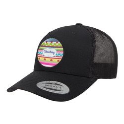 Ribbons Trucker Hat - Black (Personalized)