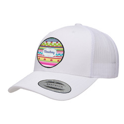 Ribbons Trucker Hat - White (Personalized)