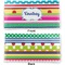 Ribbons Vinyl Check Book Cover - Front and Back