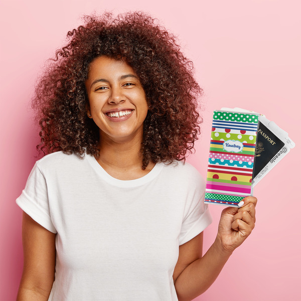 Ribbons Vinyl Document Holder - LIFESTYLE