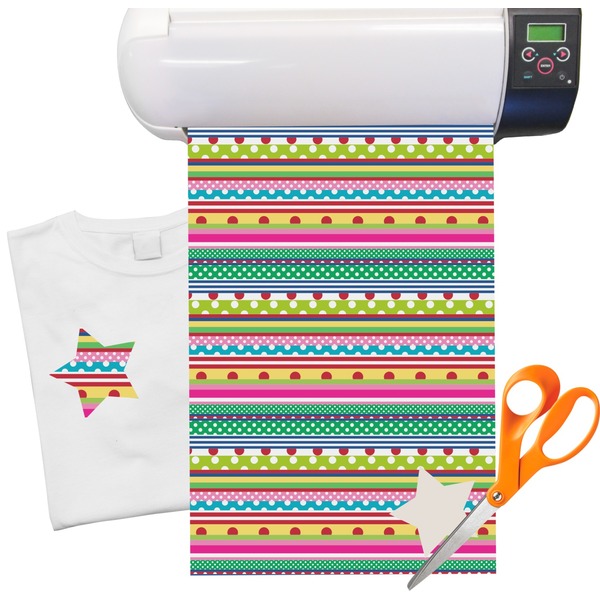 Custom Ribbons Heat Transfer Vinyl Sheet (12"x18")