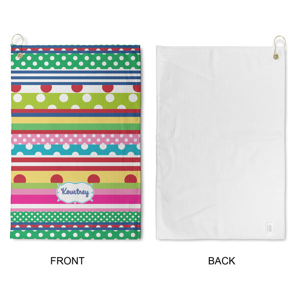 Ribbons Waffle Weave Golf Towel - Approval