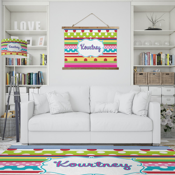 Ribbons Wall Hanging Tapestry - IN CONTEXT