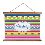 Ribbons Wall Hanging Tapestry - Wide (Personalized)
