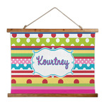 Ribbons Wall Hanging Tapestry - Wide (Personalized)
