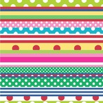 Ribbons Wallpaper & Surface Covering (Water Activated 24"x 24" Sample)