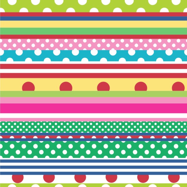 Custom Ribbons Wallpaper & Surface Covering (Water Activated 24"x 24" Sample)