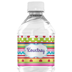 Ribbons Water Bottle Labels - Custom Sized (Personalized)