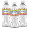 Ribbons Water Bottle Labels - Front View