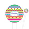 Ribbons Round Plastic Food Picks (Personalized)