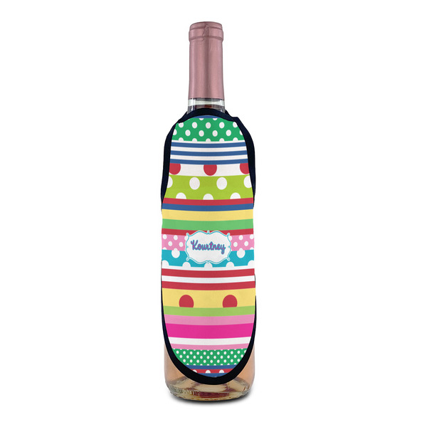 Ribbons Wine Bottle Apron - IN CONTEXT