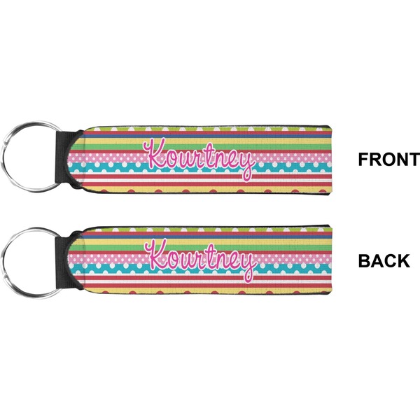 Ribbons Wristlet (Front + Back)