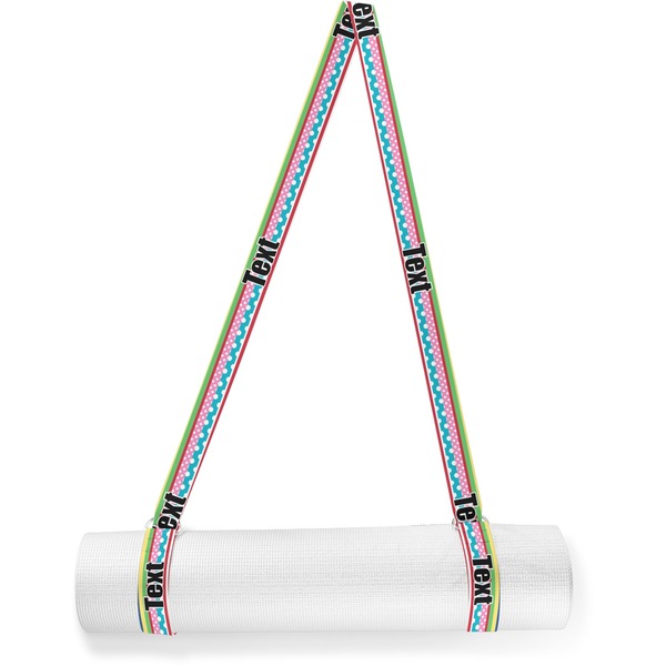 Custom Ribbons Yoga Mat Strap (Personalized)