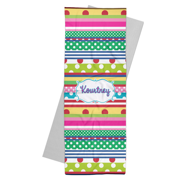 Custom Ribbons Yoga Mat Towel (Personalized)