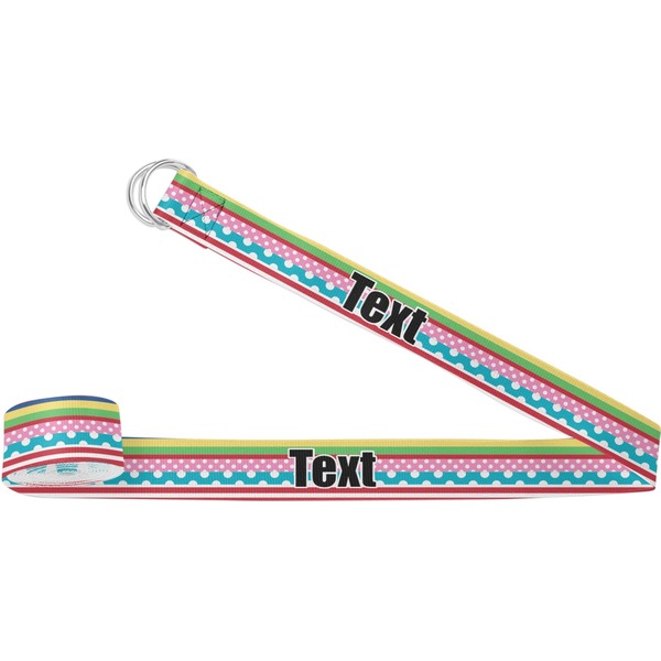 Custom Ribbons Yoga Strap (Personalized)