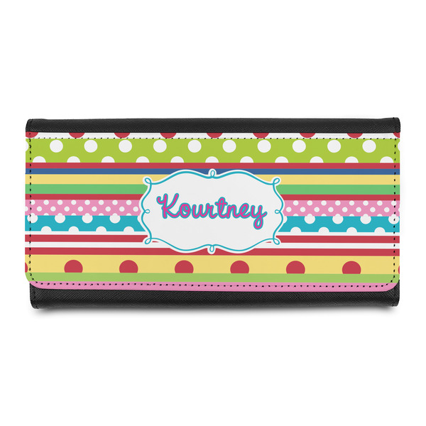Custom Ribbons Leatherette Ladies Wallet (Personalized)