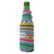 Ribbons Zipper Bottle Cooler - ANGLE (bottle)