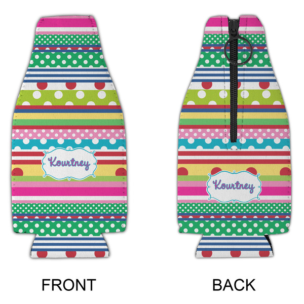 Ribbons Zipper Bottle Cooler - APPROVAL