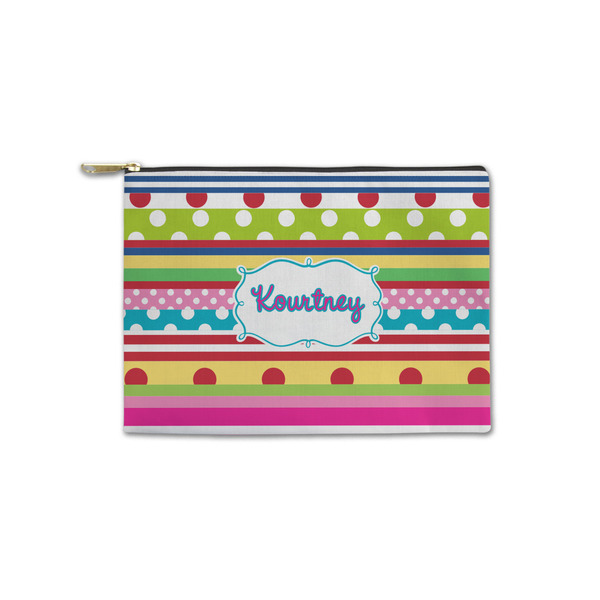 Custom Ribbons Zipper Pouch - Small - 8.5"x6" (Personalized)