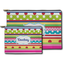 Ribbons Zipper Pouch (Personalized)