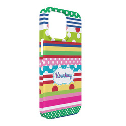 Ribbons iPhone Case - Plastic - iPhone 13 Pro Max (Personalized)