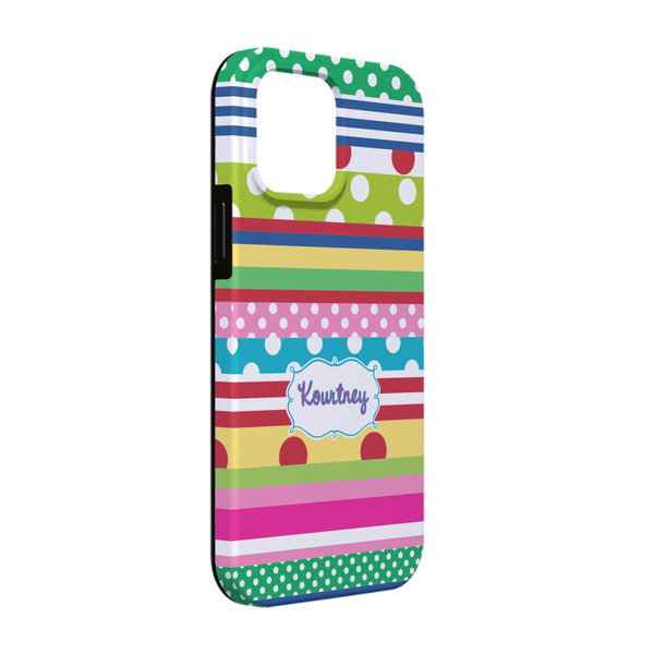 Custom Ribbons iPhone Case - Rubber Lined - iPhone 13 Pro (Personalized)