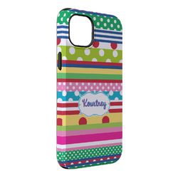 Ribbons iPhone Case - Rubber Lined - iPhone 14 Plus (Personalized)