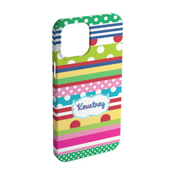Ribbons iPhone Case - Plastic - iPhone 15 (Personalized)