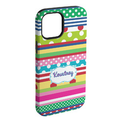Ribbons iPhone Case - Rubber Lined (Personalized)