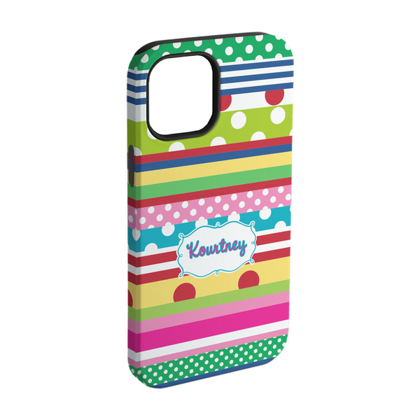 Custom Ribbons iPhone Case - Rubber Lined - iPhone 15 (Personalized)