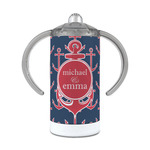 All Anchors 12 oz Stainless Steel Sippy Cup (Personalized)