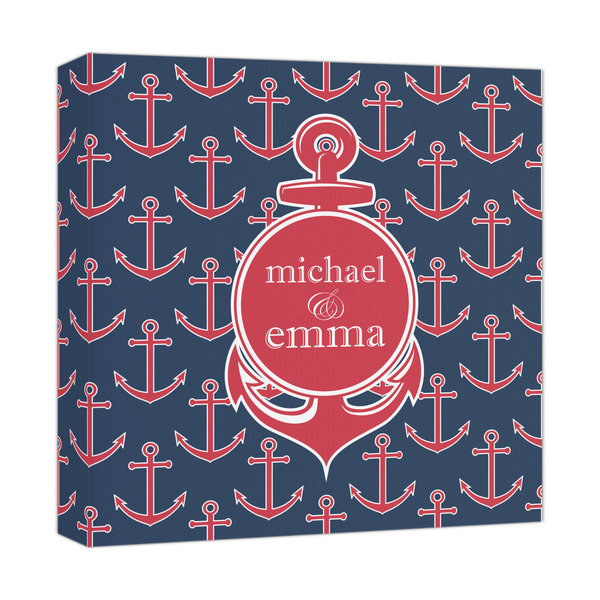 Custom All Anchors Canvas Print - 12x12 (Personalized)