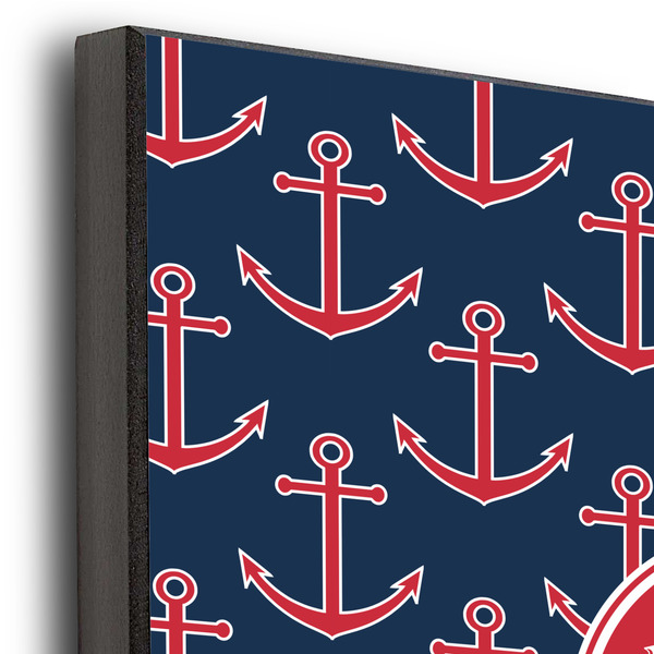 All Anchors 12x12 Wood Print - Closeup