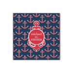 All Anchors Wood Print - 12x12 (Personalized)