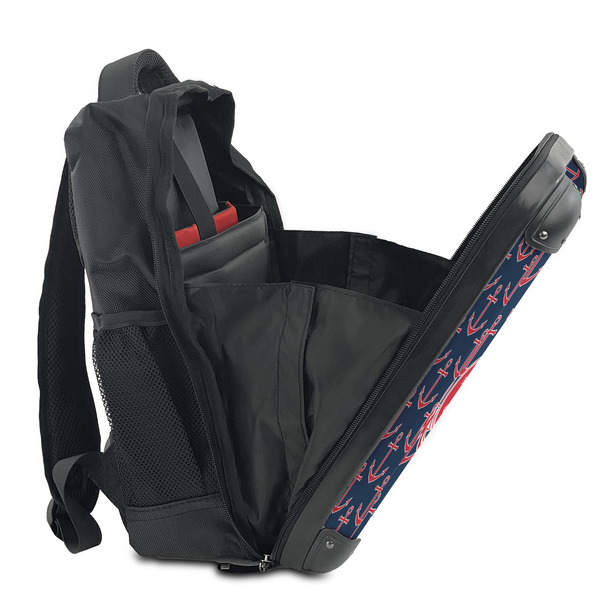 All Anchors 15" Backpack - SIDE OPEN