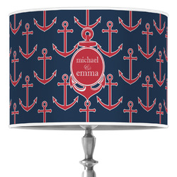 All Anchors Drum Lamp Shade (Personalized)