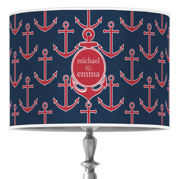 Custom All Anchors 16" Drum Lamp Shade - Poly-film (Personalized)