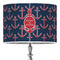 All Anchors 16" Drum Lampshade - ON STAND (Poly Film)