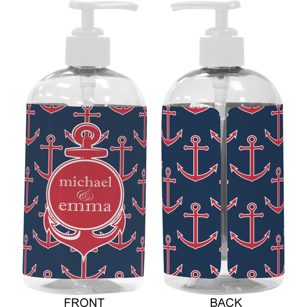 All Anchors 16 oz Plastic Liquid Dispenser- Approval- White