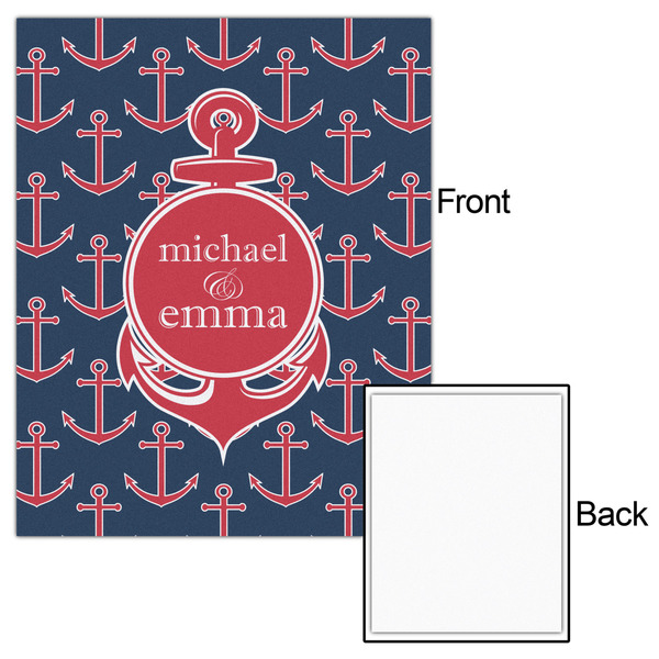 All Anchors 16x20 - Matte Poster - Front & Back