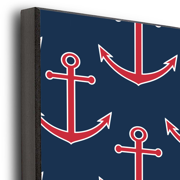 All Anchors 16x20 Wood Print - Closeup