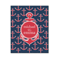 All Anchors Wood Print - 16x20 (Personalized)