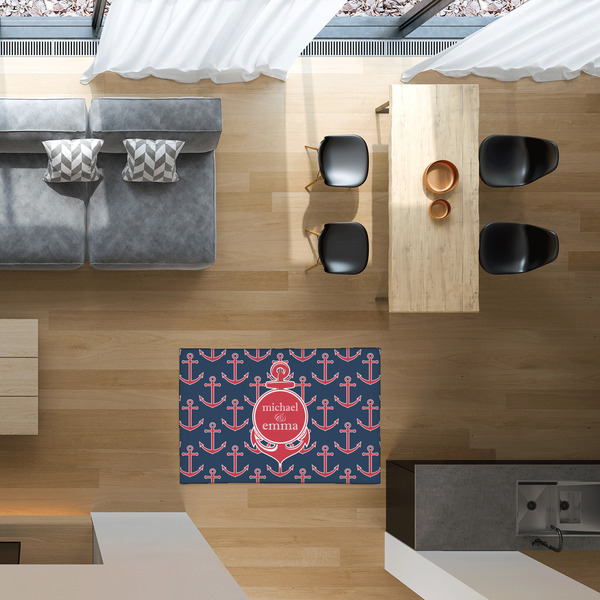 All Anchors 2'x3' Indoor Area Rugs - IN CONTEXT