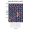 All Anchors 2'x3' Indoor Area Rugs - Size Chart