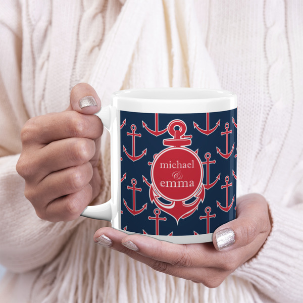 All Anchors 20oz Coffee Mug - LIFESTYLE
