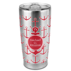 All Anchors 20oz Stainless Steel Double Wall Tumbler - Full Print (Personalized)