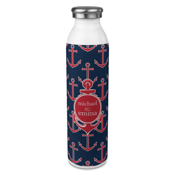 Custom All Anchors 20oz Stainless Steel Water Bottle - Full Print (Personalized)